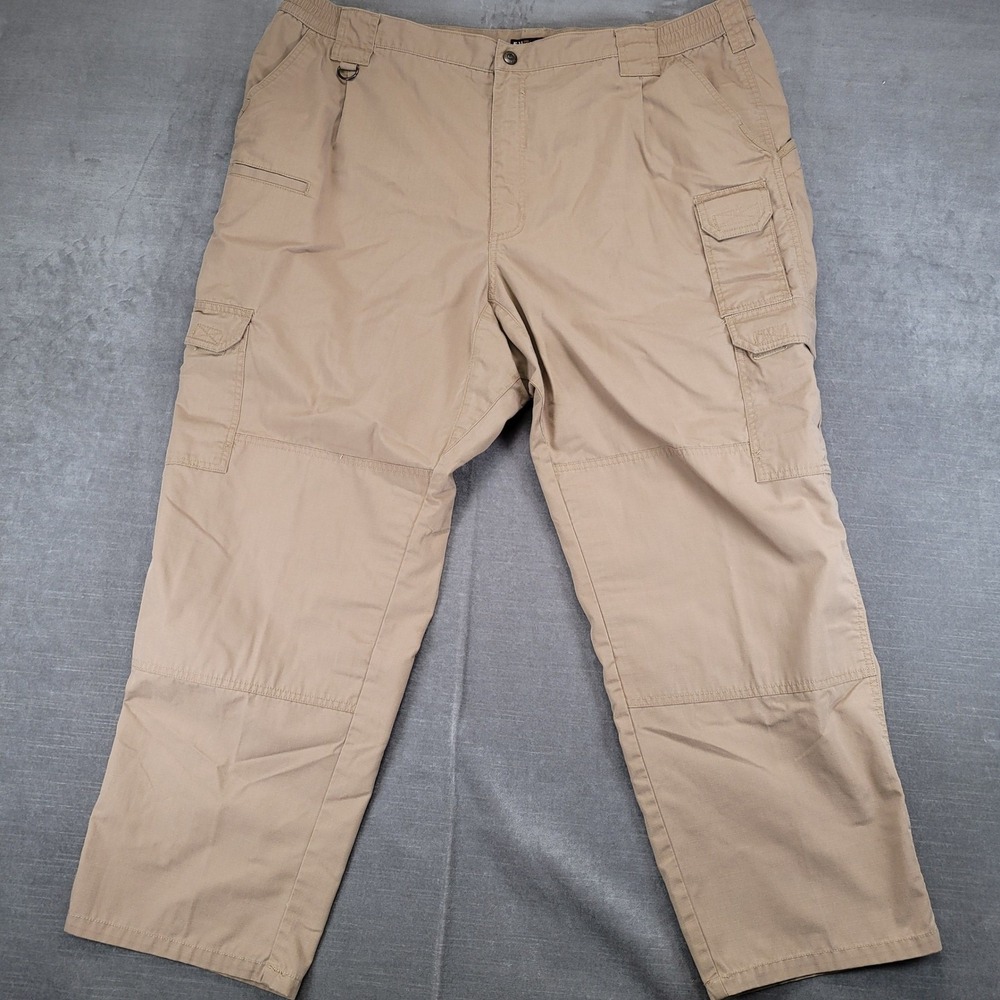 5.11 Tactical Series Mens‎ Cargo Pants Rip Stop Khaki Actual Size 42x29